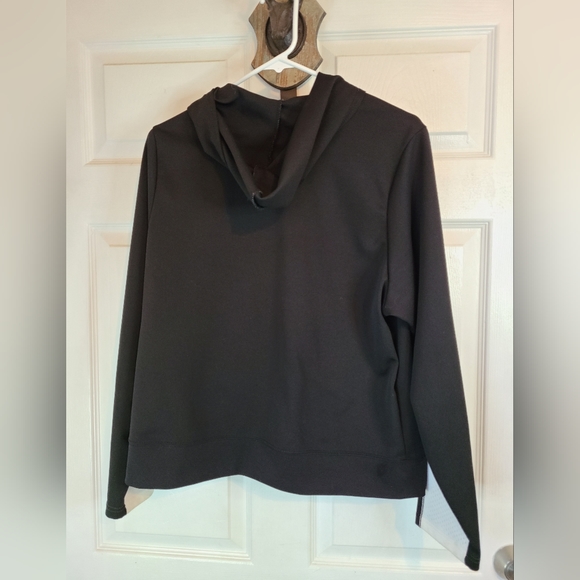 (1279) Vital Woman's Long Sleeve full zip warm-up jacket, Size: XL Color: Black - Picture 8 of 9